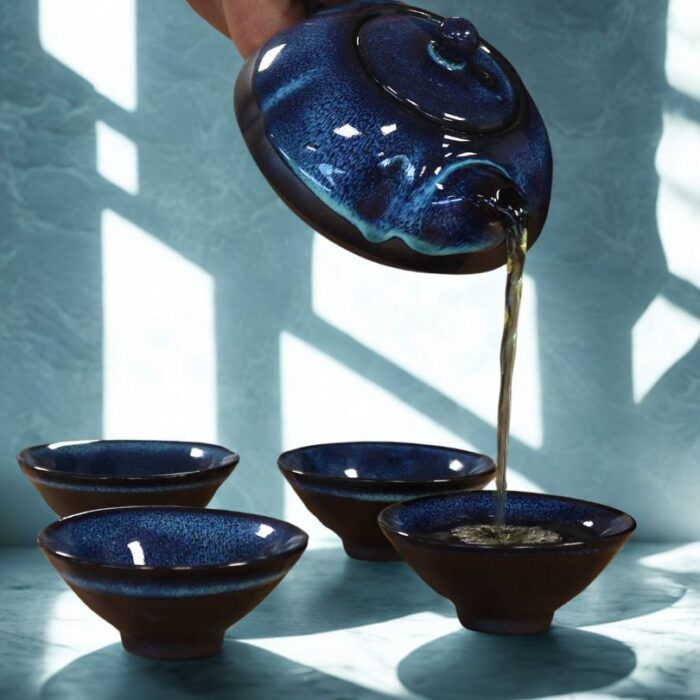 Teaset blue 1